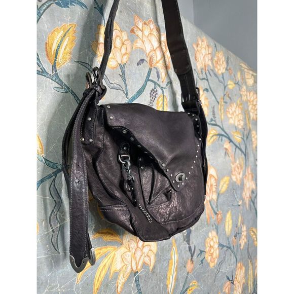 Free People Demi Distressed Messenger Bag - Picture 8 of 11